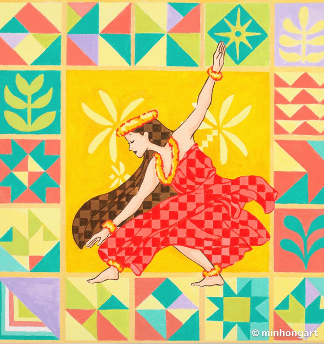 Threads of Aloha (Matted Print)