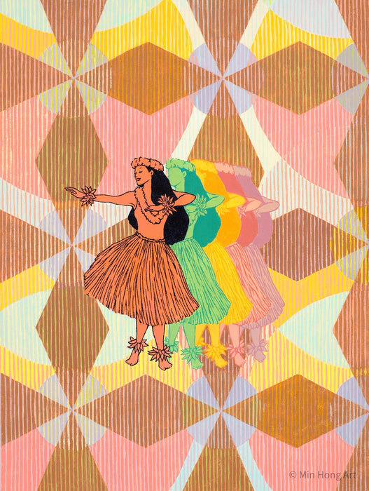 Echo of Hula (Canvas Print)