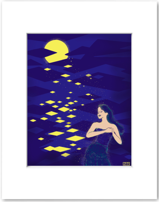 Moonlight Blessing (Matted Print)