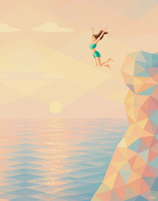 Leap into Light (Canvas Print)