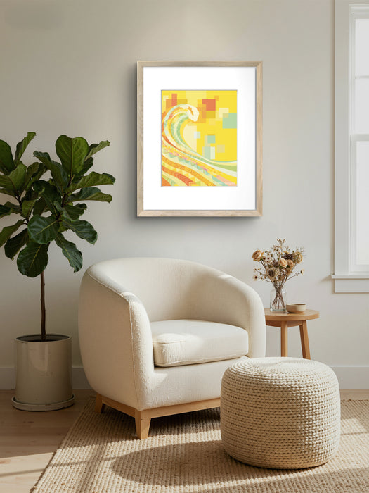 Where light becomes colors (Matted Print)