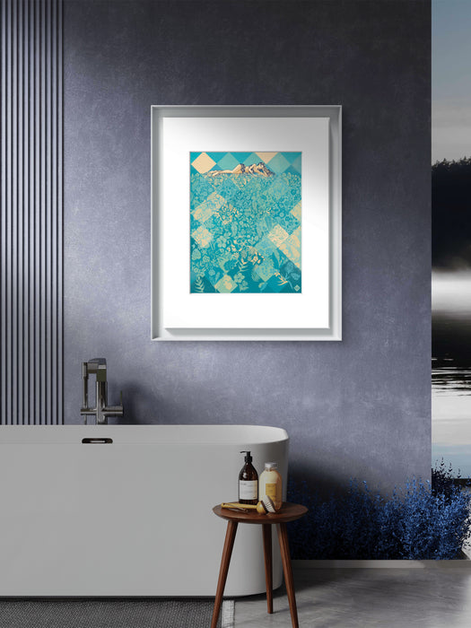 Living among Blossoms (Matted Print)